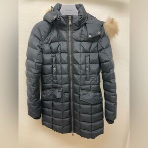 Pajar Black Jacket w/ Authentic Fur Trim
